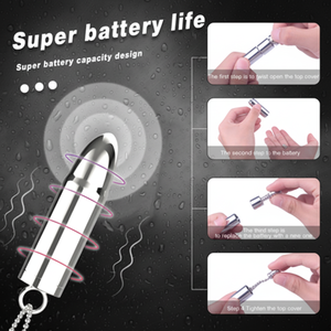 Kalung Vibrator Mini Peluru Baja Anti Karat MS Wholesale untuk Wanita, Kotak Mainan Seks untuk Pria - Product Image 4