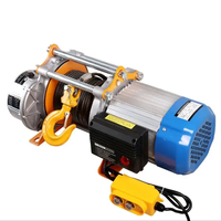 Treuil électrique WEMAX 220V homologué CE avec télécommande pour remorquage de bateaux, câble en acier, construction en alliage d'aluminium, personnalisable