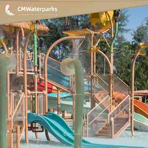 Cmwatergerparks บ้านน้ำไฟเบอร์กลาสสระว่ายน้ำสไลเดอร์สวนน้ำสิ่งอำนวยความสะดวกสำหรับเด็กสวนสนุกสนุก - Product Image 3