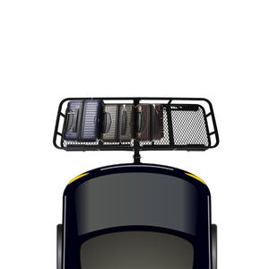 <span class=keywords><strong>Porte</strong></span>-bagages pliant universel panier de transport en acier monté sur attelage avec plateau de table - Product Image 6