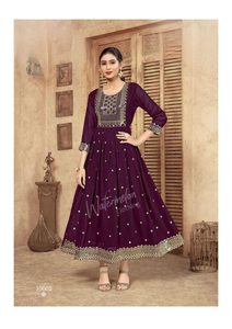Meilleur prix Artriddhs Designer Broderie Madhuri Kurti Indien Pakistanais Vêtements pour femmes Vente en gros Indien Pakistanais Vêtements - Product Image 3