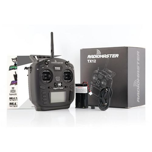 RadioMaster TX12 MKII 16ch Hall Gimbals Support OPENTX and EDGETX Remote Control Transmitter ELRS for RC Drone