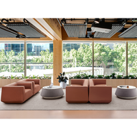 Ensemble de canapé sectionnel moderne, élégant et doux Mobilier de bureau pour la réception Visiteur & Exécutif à usage hospitalier