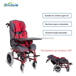 Silla de Ruedas para Niños Más Vendida, Altura Ajustable, Útil para Niños con Parálisis, Rehabilitación y Alimentación - Product Image 6