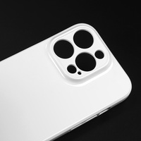 Coques de téléphone 3D par sublimation pour iPhone 18 Pro Max 17 16 Plus 15 14 13, impression par transfert thermique, coque rigide fine en PC monocouche