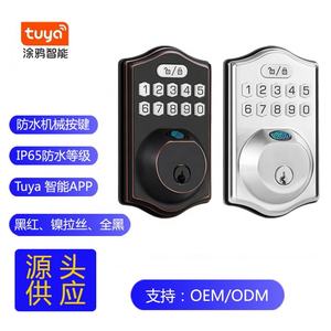 Cerradura de Puerta Inteligente con Teclado Mecánico Digital, Estilo Europeo, Entrada sin Llave, WiFi Tuya, Cerrojo Electrónico Tradicional - Product Image 5