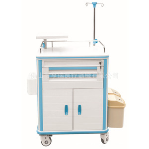 Chariot médical Henry Hospital Trolley ABS à 2 tiroirs avec serrure pour les urgences et les interventions chirurgicales - Product Image 1