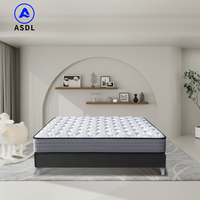 Meistverkaufte 30cm 12-Zoll Colchon Vakuum-Rollmatratze zum Verkauf, Roll-in-Box Gel-Memory-Foam Taschenfederkernmatratze