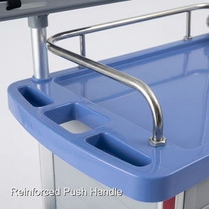 Chariot médical hydraulique Keling <span class=keywords><strong>Mayo</strong></span> en acier inoxydable pour plateau chirurgical, idéal pour salle d'opération - Product Image 6