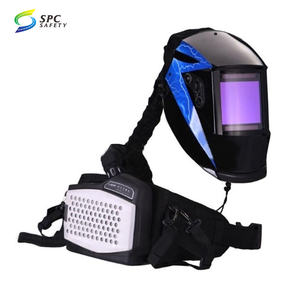 Purificateur d'air alimenté filtre <span class=keywords><strong>ventilé</strong></span> soudeur à l'arc bouclier frais propre air alimenté hotte de soudage obscurcissement automatique respirateur <span class=keywords><strong>casque</strong></span> de soudage - Product Image 2