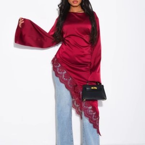 YIDENG 2026 Abaya in Pizzo con Set Hijab, Vestito Lungo Modesto per Donne Musulmane, Ideale per <span class=keywords><strong>la</strong></span> <span class=keywords><strong>Preghiera</strong></span> dell'Eid - Product Image 2