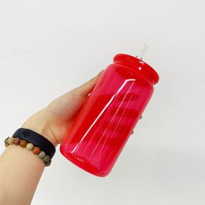 <b>Macaron</b> 16Oz Fluorescent Colored Neon Cup Ombre Jelly Acrylic Plastic Cups - Product Image 4