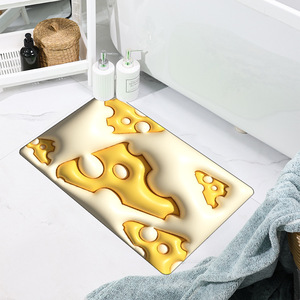 Ménage 3D imprimé diatomée boue tapis <span class=keywords><strong>de</strong></span> <span class=keywords><strong>bain</strong></span> salle <span class=keywords><strong>de</strong></span> <span class=keywords><strong>bain</strong></span> dessin animé fleur motif doux tapis <span class=keywords><strong>de</strong></span> <span class=keywords><strong>sol</strong></span> absorbant l'eau <span class=keywords><strong>sol</strong></span> rapide tapis antidérapant - Product Image 4