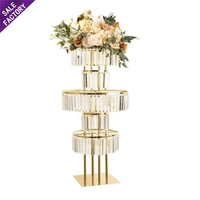 Décoration de table de mariage, supports à fleurs, centre de table pour banquet, fleurs artificielles pour table de mariage