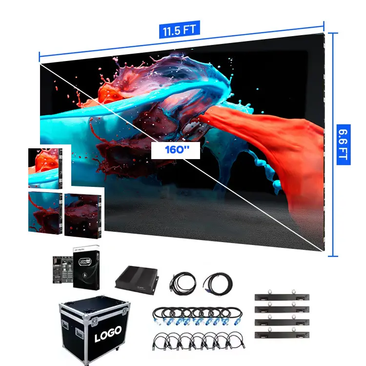 P2.6 P3.9 Church Indoor Video Wall Event Stage Rental Ledl Pantalla Led Display Screen For Concert