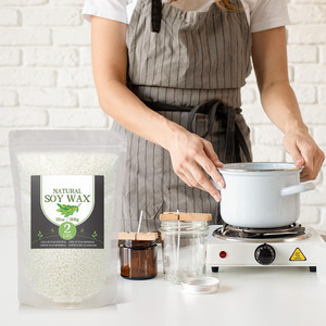 ขี้ผึ้งถั่วเหลือง, การทำเทียนถั่วเหลืองธรรมชาติ, เทียนไขอินทรีย์ในฟาร์ม, ปลอดสารเติมแต่ง, บริสุทธิ์ไม่เป็นอันตราย (20ปอนด์) - Product Image 3