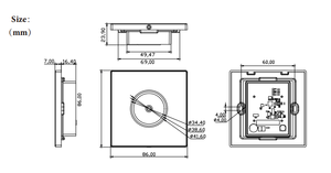 AC 8130- QR kod tarayıcı erişim kontrol okuyucu QR Wiegand 13.56MHz NFC kart okuyucu açık