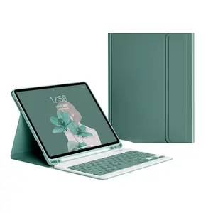 Silicone đứng Bìa đầy màu sắc Bàn Phím Ma thuật trường hợp đối với Apple iPad thế hệ thứ 10