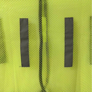 <span class=keywords><strong>Gilet</strong></span> de sécurité réfléchissant vert fluorescent et <span class=keywords><strong>orange</strong></span> en tissu maillé haute visibilité pour la coordination d'événements et la sécurité des agents - Product Image 5