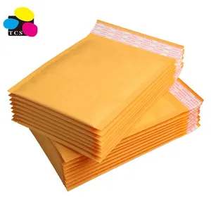 Bolsas acolchoadas para bolha 50 peças, 3 tamanhos, papel de embalagem, envelope de envio com bolha