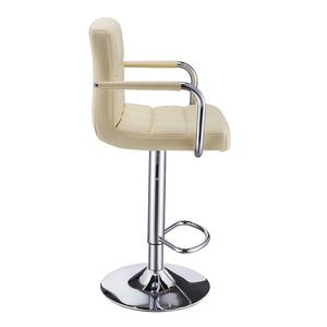 Petit Tabouret de Bar <span class=keywords><strong>Maison</strong></span> Réglable Usage Général Pas <span class=keywords><strong>Cher</strong></span> Mobilier de Cuisine Cuir PU Hôtels Chaise de Bar Restaurant - Product Image 4