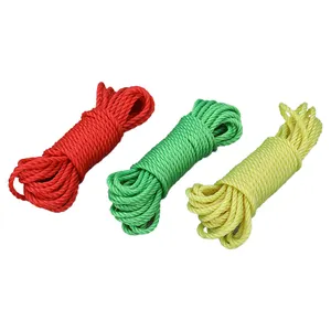 Direct selling colorful thin plastic rope packing rope binding