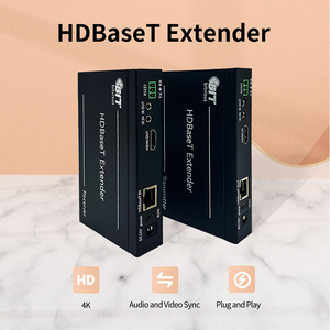 ตัวขยายสัญญาณ <span class=keywords><strong>HDMI</strong></span> HDBaseT 150 เมตร แบบใช้พลังงาน ฮาร์ดแวร์แท้ ติดตั้งง่ายแบบ Plug and Play สำหรับการฉายภาพหลายจอ LCD บนผนัง งานนิทรรศการ และโปรเจกต์ต่างๆ - Product Image 2