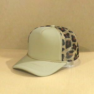 5 Bảng Điều Chỉnh Leopard In Hat Snapback Trống Da Visor Mũ Bóng Chày Tùy Chỉnh Neon Leopard Hai Tone Lưới Bọt Trucker Hat - Product Image 4