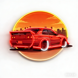 Enseigne au néon LED rétro personnalisée, design de voiture de sport vibrant, pour la publicité, la direction, la maison, le garage, les bars, les hôpitaux et les entreprises, décoration - Product Image 6