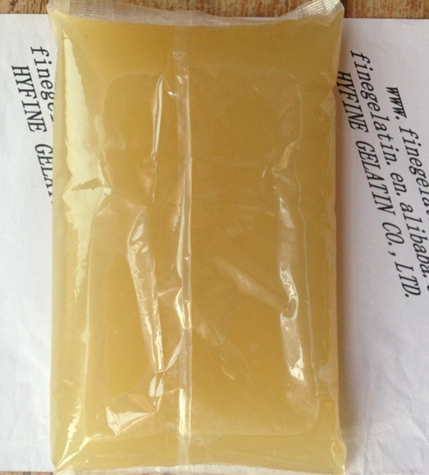 Amber animal jelly glue blocks