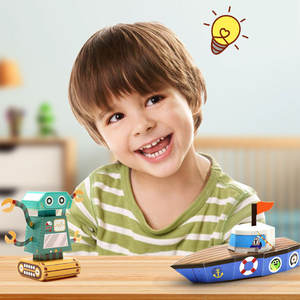 JH Jouets <span class=keywords><strong>origami</strong></span> faits à la main pour enfants, cadeau DIY, dessin animé, animal 3D, dinosaure, robot, style <span class=keywords><strong>origami</strong></span>, <span class=keywords><strong>jeu</strong></span> - Product Image 3