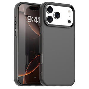 Funda Protectora para Cámara de Teléfono Móvil iPhone 17 Air, Color <span class=keywords><strong>Azúcar</strong></span> Mate, Anti-caídas, Marco Metálico, para iPhone 17 16 Pro Max - Product Image 3