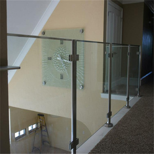 Barandilla de Cristal <span class=keywords><strong>para</strong></span> Balcón, Barandilla Frontal de Mano de Cristal, <span class=keywords><strong>Cortavientos</strong></span>, Gran Oferta - Product Image 4