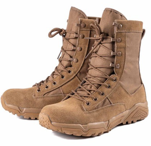 Bottes pour hommes SFB31 717 de haute qualité en solde – Style désert, semelle en caoutchouc, tige en cuir verni, hauteur cheville - Product Image 1