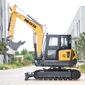 Miniexcavadora de orugas de 6.5t con motor, precio de fábrica profesional, fácil de usar, con orugas de goma, certificación EPA CE 5 - Product Image 1