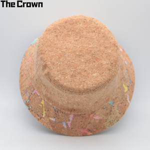 Chapeau Bob en Liège Naturel Personnalisable avec Logo, Vente en Gros, Casquette de Pêcheur Écologique, Bord Coloré, Fabricant - Product Image 2