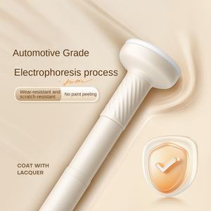 Tige télescopique en acier inoxydable <span class=keywords><strong>sans</strong></span> trou Tige de séchage des vêtements <span class=keywords><strong>sans</strong></span> clou Cintre Tige de suspension pour rideau Quincaillerie de garde-robe - Product Image 2