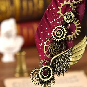 Stylo à Aile Mécanique en Métal <span class=keywords><strong>Plume</strong></span> <span class=keywords><strong>d</strong></span>'<span class=keywords><strong>Oie</strong></span> Cadeau Set <span class=keywords><strong>Plume</strong></span> et Encre <span class=keywords><strong>Calligraphie</strong></span> Graduation Cadeau Feu Laque Timbres - Product Image 3