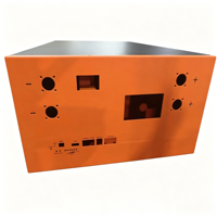 Caja de control/conexión/paso de puerta personalizada de chapa metálica de aluminio con corte láser de precisión y remaches, fabricación de cajas electrónicas.