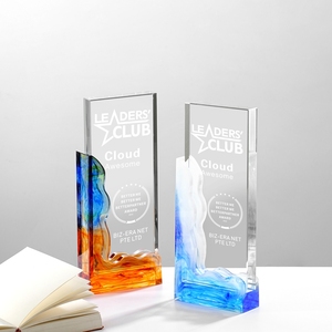 La targa del trofeo di cristallo creativo di nuovo arrivo assegna colori e modelli personalizzati che cantano e ballano il trofeo del campione della competizione - Product Image 4