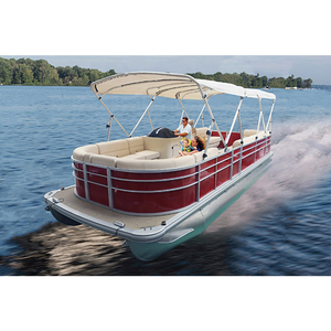 Premier Large 16/19/22/25ft Triple Ponton Bateaux Hors-Bord Moteur Yacht à <span class=keywords><strong>Voile</strong></span> pour la Pêche En Aluminium Coque Matériel <span class=keywords><strong>6m</strong></span> Longueur - Product Image 3