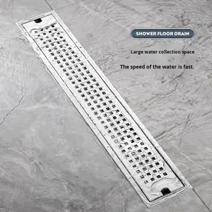 فلتر مربع ممدد من الفولاذ المقاوم للصدأ 304 من YOTO، مانع للروائح الكريهة، تصميم فاخر خفيف، مصرف أرضي سميك للشرفة - Product Image 3