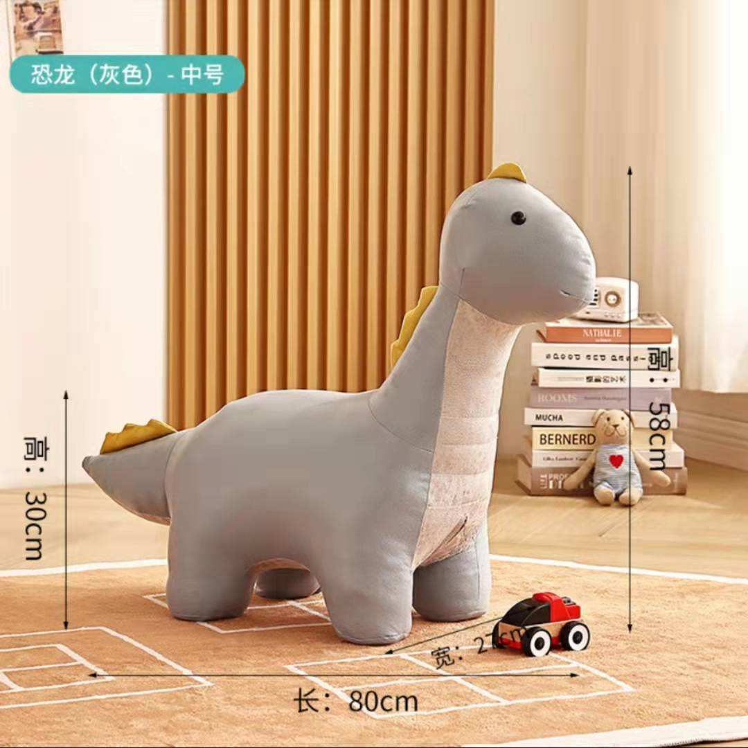 Full Coverage Dinosaur Gray - Medium