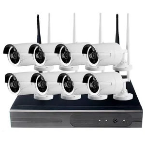 4ch 8ch Wifi 3.0mp H 265 5.0mp 1080P Ip Camera Kit 3.6mm Indoor Outdoor Security Home Safe