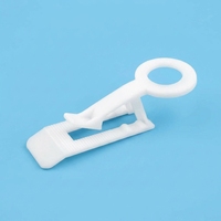 Clips en plastique blancs pour ampoules C9, attaches de fixation pour guirlandes lumineuses de Noël, décoration extérieure, gouttières de toit, affichage en cour