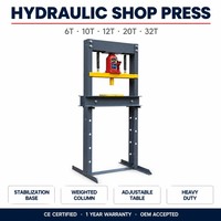 Presse d'atelier hydraulique 20 tonnes, presse à cadre en H, robuste pour atelier