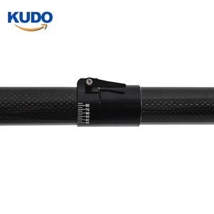 Pala de <span class=keywords><strong>Kayak</strong></span> de Ala Ajustable de 2 Piezas Totalmente de Fibra de Carbono 3K con Eje Recto Ovalado para Aguas Bravas - Product Image 6