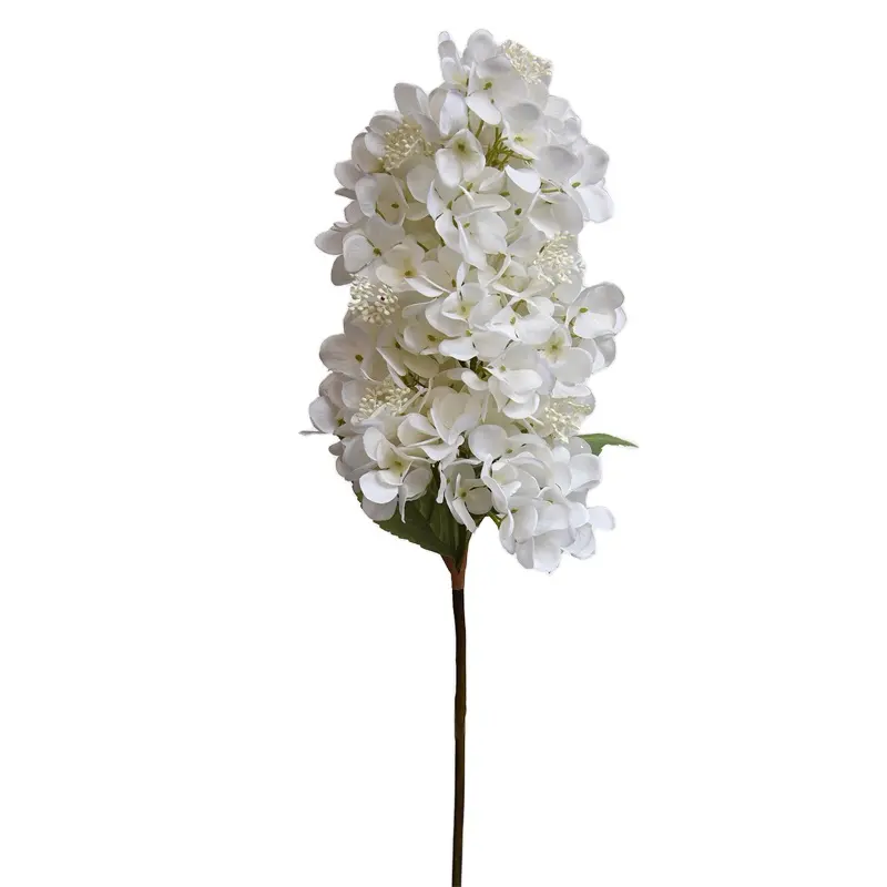 Offre Spéciale pas cher mariage décoration de la maison de haute qualité fleurs en soie couleur Vintage grande fleur artificielle hortensia