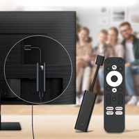 Dcolor GD1 Fabricante Certificado por Google, Android 14 TV Stick Smart 4K TV Dongle Amlogic S905y4 TV Stick con Control Remoto por Voz