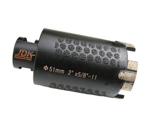 Foret diamanté JDK, scie cloche diamantée avec filetage 5/8-11 pour le perçage du granit, du marbre, des blocs de pierre et du béton armé - Product Image 4